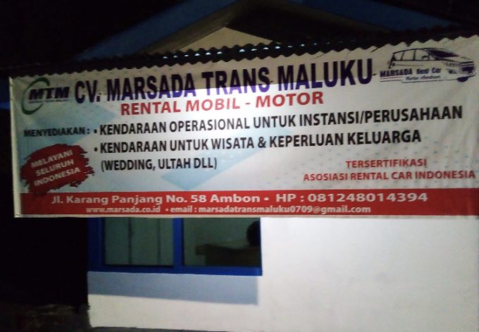 Rental Mobil Ambon Berizin Resmi