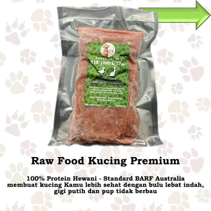 Raw Food Kucing Bebek Kelinci